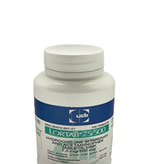 Lortab 7.5 mg/500 mg