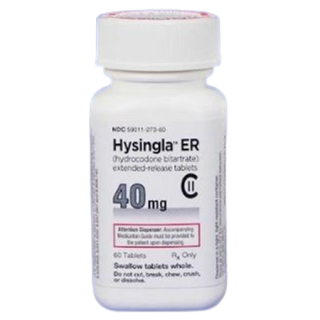 Hysingla ER 40 mg