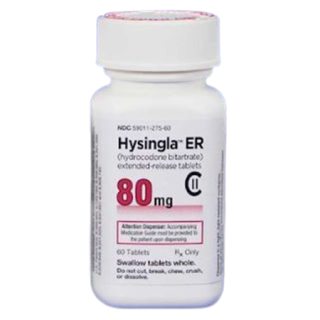 Hysingla ER 80 mg